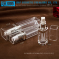 YB-D Series 15ml 30ml 60ml classical rounded rectangle high clear acrylic bottles for cosmetic